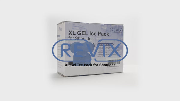 REVIX XL Shoulder Ice Pack for Injuries Reusable Gel Ice Wrap for Shoulder Pain Relief