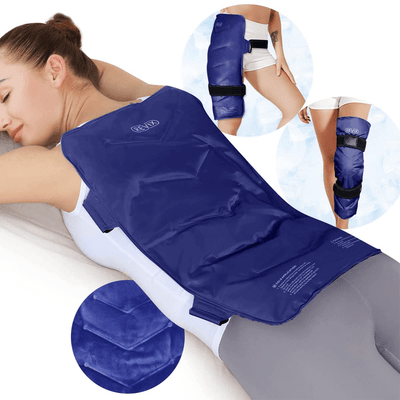 REVIX Full Back Ice Pack for Back Pain Relief Reusable Large Gel Ice Wrap