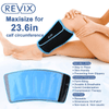 REVIX Calf and Shin Gel Ice Packs for Injuries Reusable Leg Cold Pack Wraps