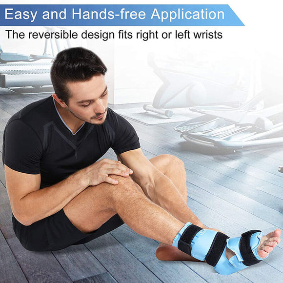 REVIX Ankle Ice Pack Wrap for Injuries Reusable Gel Foot Cold Pack for Achilles Tendonitis, Plantar Fasciitis and Sprained Ankles or Feet Pain Relief