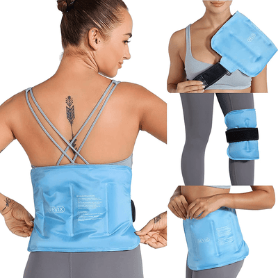REVIX Ice Pack for Lower Back Pain Cold Compress Ice Bag for Shoulder, Neck, Hip, Arm & Knee