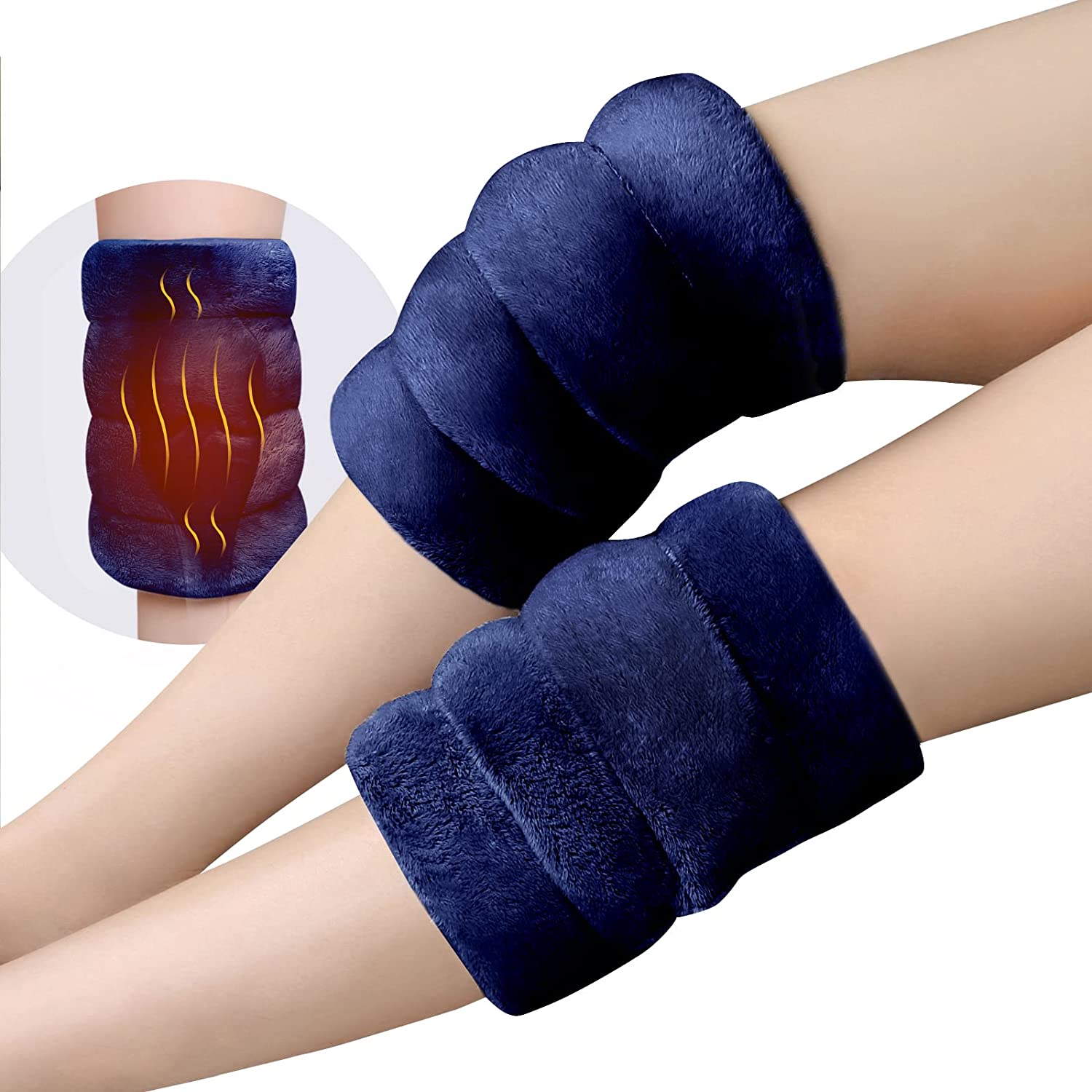 Buy navy-blue REVIX Microwave Heating Pad for Knee Pain Relief &amp; Arthritis Elbow