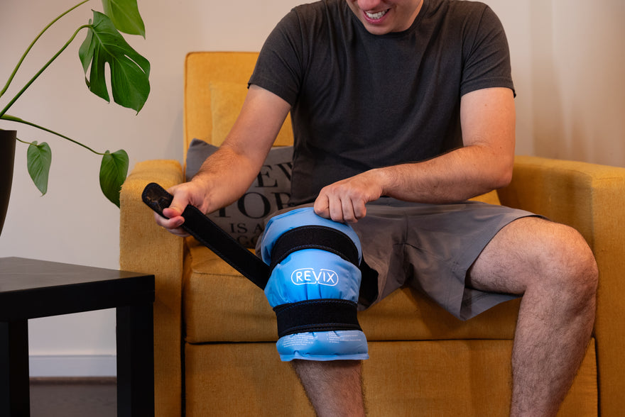 Experience Ultimate Knee Pain Relief with the REVIX XL Ice Pack Wrap