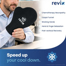 REVIX 45-Min Long-Lasting Hand Ice Pack Gloves, 2-Pack Reusable Ice Packs for Hands, Fingers & Wrists with Adjustable Straps