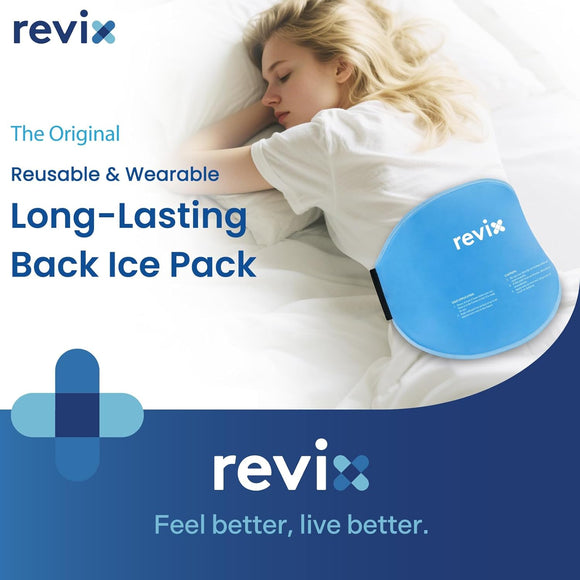 REVIX Extra Large Ice Pack for Back Discomfort Relief, 40 Minutes of Long-Lasting Cold Therapy
