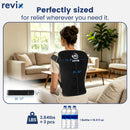 REVIX 45-Min Cooling Full Back Ice Packs, Reusable Gel Ice Wrap for Back