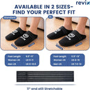 REVIX 45-Min Long-Lasting Foot Ice Wraps, Reusable Gel Ice Pack Slippers