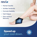REVIX Ankle Ice Pack Wrap for Plantar Fasciitis with 45-Min Long Lasting Cold-3