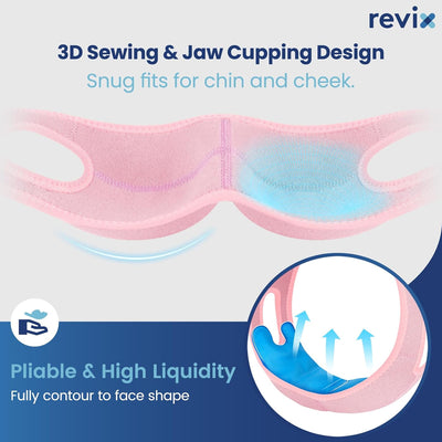 REVIX Teeth Ice Pack Head Wrap for Kids Ice Pack for Face & Jaw with 3D Fit