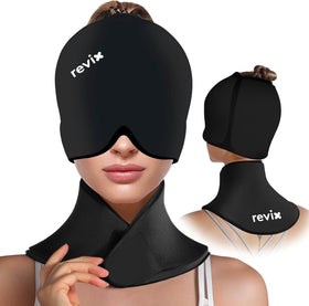REVIX Cold Cap and Neck Ice Pack Wrap Set