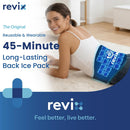 REVIX 45-Min Long-Lasting Back Ice Pack, Extra Large Ice Packs with Ice Grid Gel Design-2