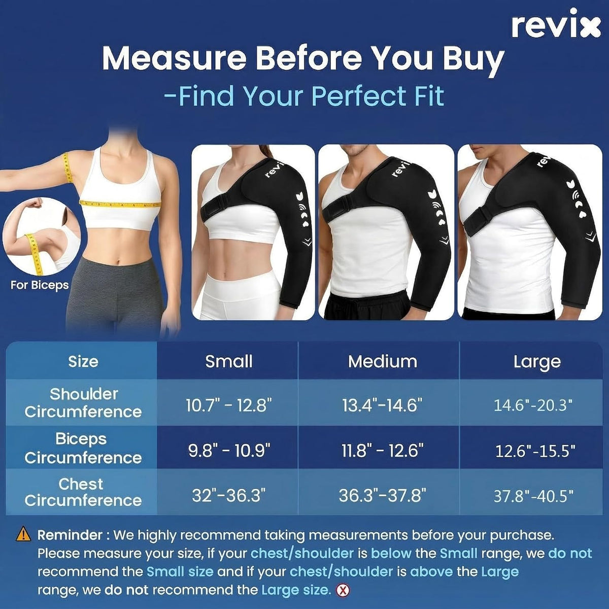 REVIX Arm Shoulder Ice Pack Rotator Cuff Cold Therapy | Revixcare