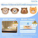 REVIX Kids Ice Packs for Boo Boos, Babies Small Gel Ice Pack Reusable for Toddlers with Soft Cloth Covers and Cute Animals Designs-5