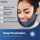 REVIX Wisdom Teeth Ice Pack Head Wrap with 3D Sewing Jaw Ice Pack for Face Oral Surgery Pain Relief for TMJ