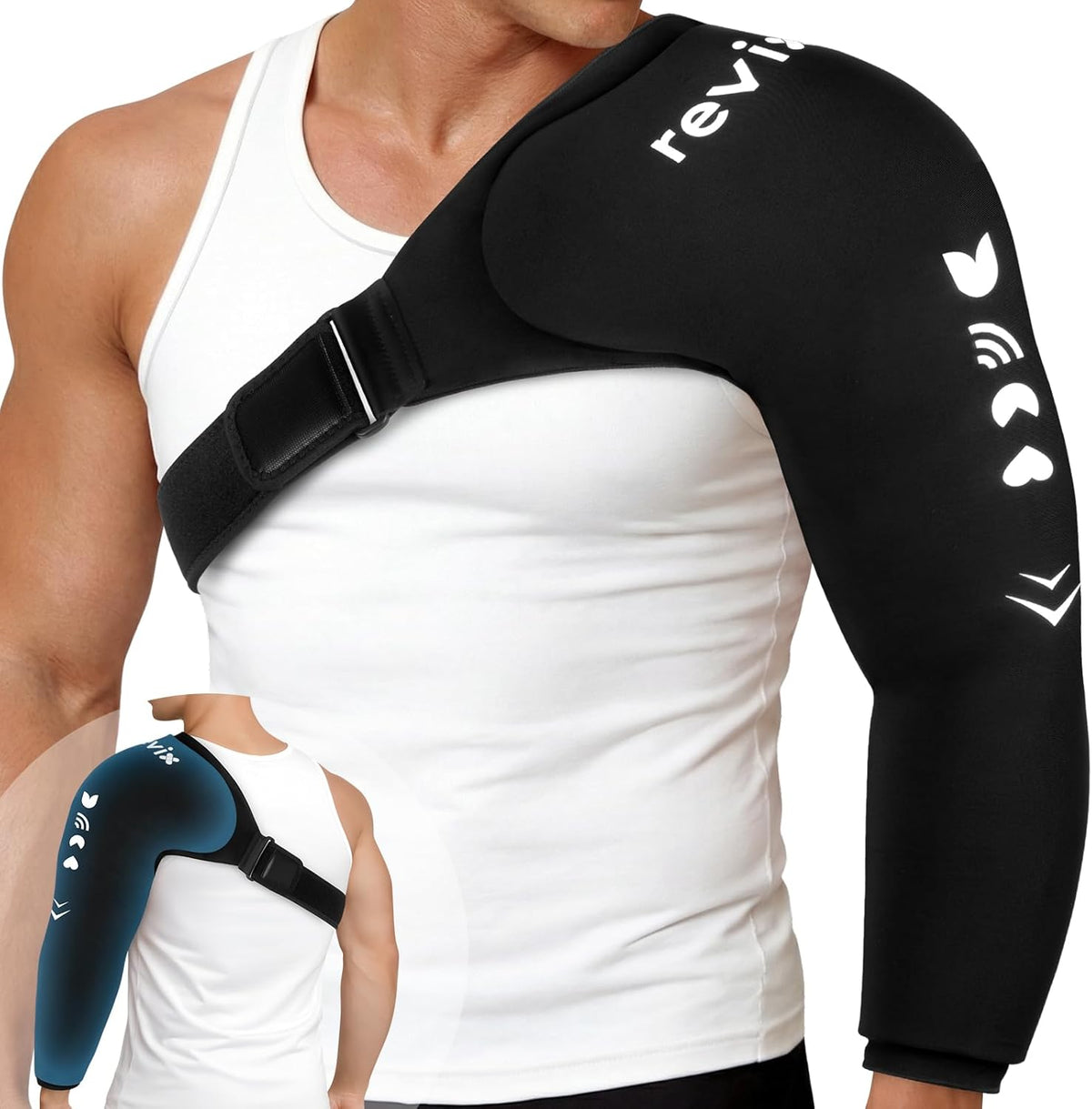 REVIX Arm Shoulder Ice Pack Rotator Cuff Cold Therapy | Revixcare