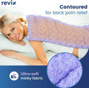 REVIX Large Heating Pad for Back Pain Relief Moist Heated Wrap for Full Back