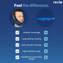 REVIX Wisdom Teeth Ice Pack Head Wrap with 3-Layer Gel Cooling-7