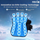 REVIX Foot Ankle Ice Pack Wrap for Plantar Fasciitis & Achilles Tendonitis