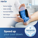REVIX Foot Ice Pack Wrap, 45 Min Long-Lasting Cold for Plantar Fasciitis