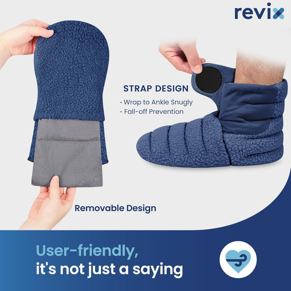 REVIX Microwavable Heating Mittens and Feet Warmers