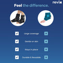 REVIX Ankle Ice Pack for Foot Swelling, Reusable Gel Ice Pack Wrap