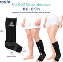 REVIX Leg Ankle Ice Pack, 45-Min Calf to Foot Ice Wrap for Shin Splints