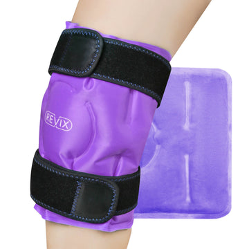 REVIX Ice Pack for Knee Pain Relief, Reusable Gel Ice Wrap for Leg Injuries