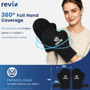 REVIX 45-Min Long-Lasting Hand Ice Pack Gloves, 2-Pack Reusable Ice Packs for Hands, Fingers & Wrists with Adjustable Straps