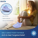 REVIX Microwavable Foot Warmers, Heated Booties for Cold Feet & Discomfort Relief