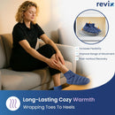 REVIX Microwavable Foot Warmers, Heated Booties for Cold Feet & Discomfort Relief