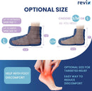 REVIX Microwavable Foot Warmers, Heated Booties for Cold Feet & Discomfort Relief
