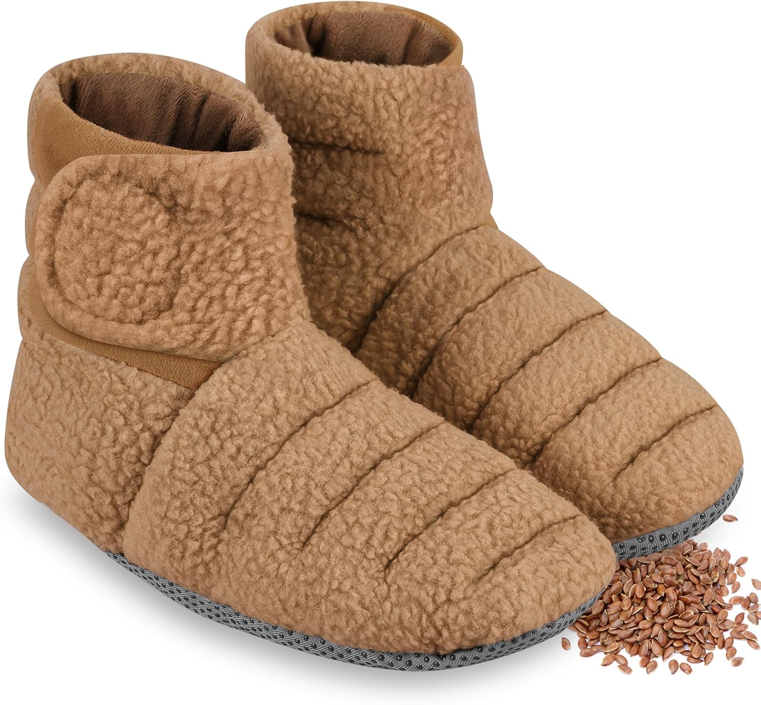 REVIX Microwavable Foot Warmers, Heated Booties for Cold Feet