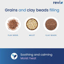 Even Heat Distribution for Lasting Effect: Filled with natural clay beads, flaxseed, and millet, this heated wrap maintains warmth longer and distributes it evenly. Its channel-stitched design ensures heat stays balanced and effective throughout, enhancing circulation and helping loosen up tight joints and tired muscles.