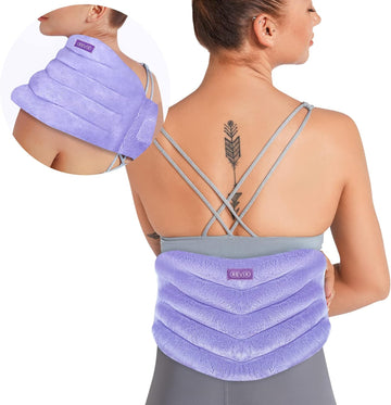 REVIX Microwavable Heating Pad for Back, Extra Large Microwave Heated Pack with Moist Heat