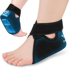 REVIX Heel Ice Pack Wrap with 45-Min Long Lasting Cold Therapy