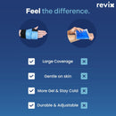 REVIX 24" Extra Long Wrist Ice Pack Wrap for Discomfort Reducing, Reusable Gel Ice Pack for Hand and Forearm
