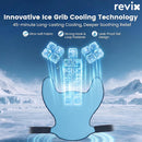 REVIX 45-Min Long-Lasting Ice Pack for Shoulders and Back, Large Gel Ice Pack with Straps-3