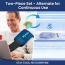 REVIX Ice Packs for Injuries Reusable Gel Cold Packs 14"x7"-3