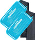 REVIX Ice Packs for Injuries Reusable, 2 Packs Hot & Cold Gel Ice Packs with PVC Cooling Design & Adjustable Strap