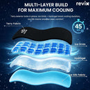 REVIX 45-Min Cooling Full Back Ice Packs, Reusable Gel Ice Wrap for Back
