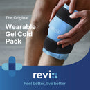 REVIX Ice Pack for Knee Pain Relief, Reusable Gel Ice Wrap for Leg Injuries