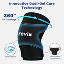 REVIX 3D Knee Ice Pack Wrap – Long-Lasting Cold Therapy with Innovative Dual-layer Gel