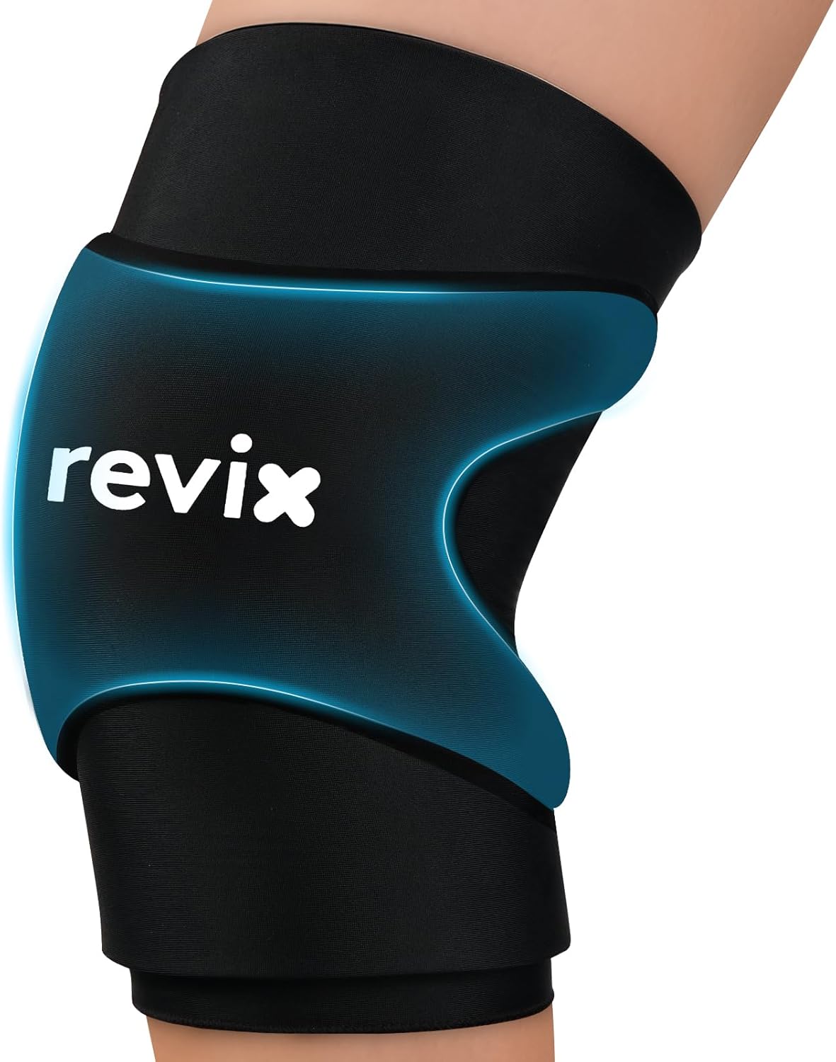 REVIX 3D Knee Ice Pack Wrap – Long-Lasting Cold Therapy with Innovative Dual-layer Gel