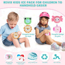 REVIX Boo Boo Ice Packs for Kids Injuries, Fever with Cloth Covers