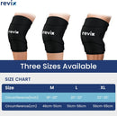 REVIX 3D Knee Ice Pack Wrap – Long-Lasting Cold Therapy with Innovative Dual-layer Gel