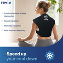 REVIX 45-Min Long-Lasting Ice Pack for Shoulders and Back, Large Gel Ice Pack with Straps-4