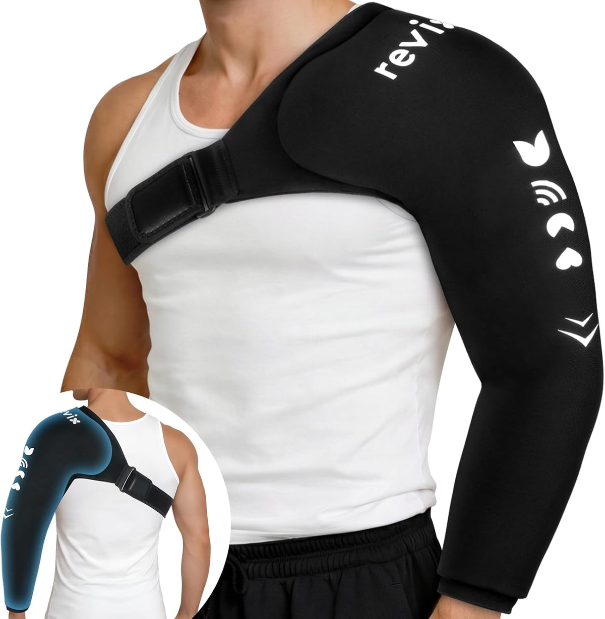 REVIX Arm Shoulder Ice Pack Rotator Cuff Cold Therapy | Revixcare