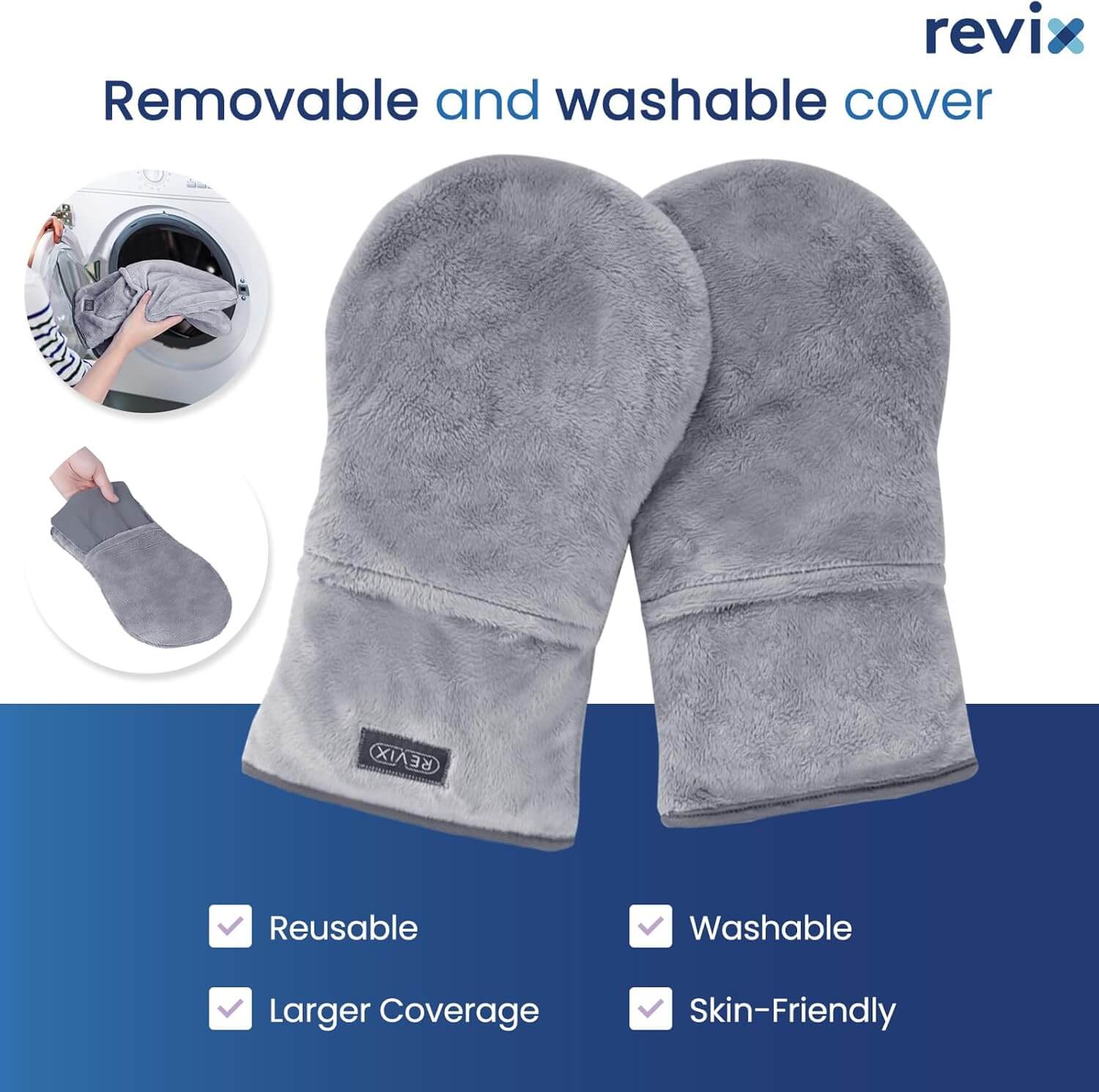 REVIX Heated Mitts For Arthritis And Hand Therapy, Microwavable Warmer ...