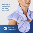 REVIX Microwave Heating Pad for Neck and Shoulders, Weighted Microwavable Heated Neck Wrap Warmer, Scented