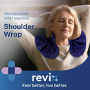 REVIX Microwave Heating Pad for Neck and Shoulders, Weighted Microwavable Heated Neck Wrap Warmer, Scented